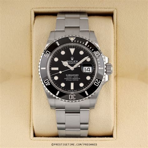 rolex submarinenr secodn hand|pre owned Rolex Submariner date.